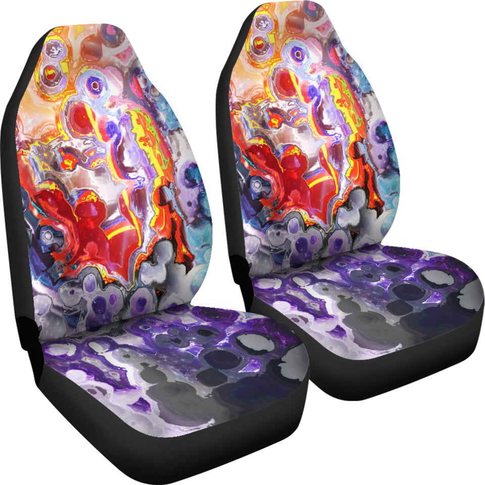 Colorful Abstract Car Seat Covers