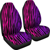 Pink Zebra Car Seat Covers