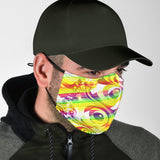 Rainbow Waves Face Mask