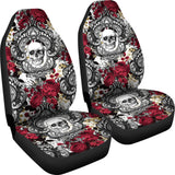 Gothic Skull Car Seat Covers