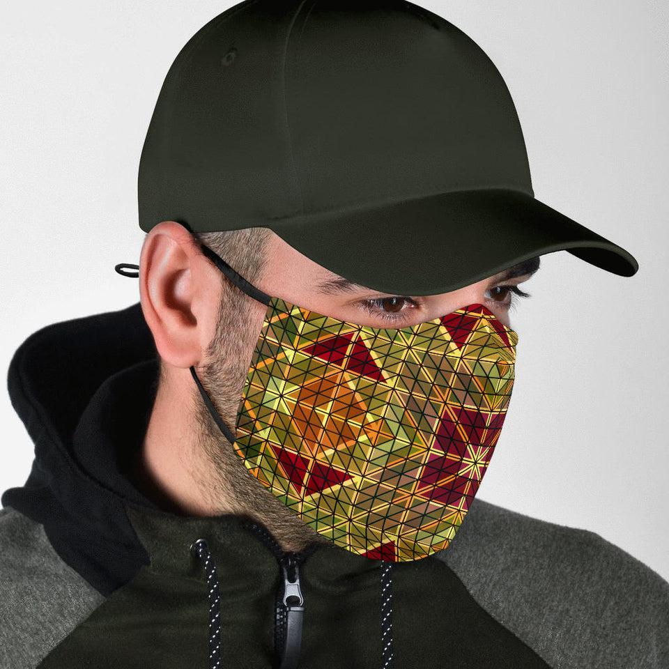 Mosaic Pattern Face Mask