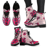 Plum Blossom Floral Boots