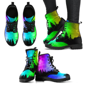 Neon Woods Leather Boots