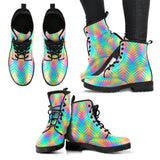 Psychedelic LSD Rainbow Boots