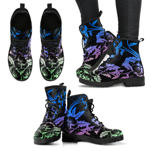 Midnight Vibe Floral Boots