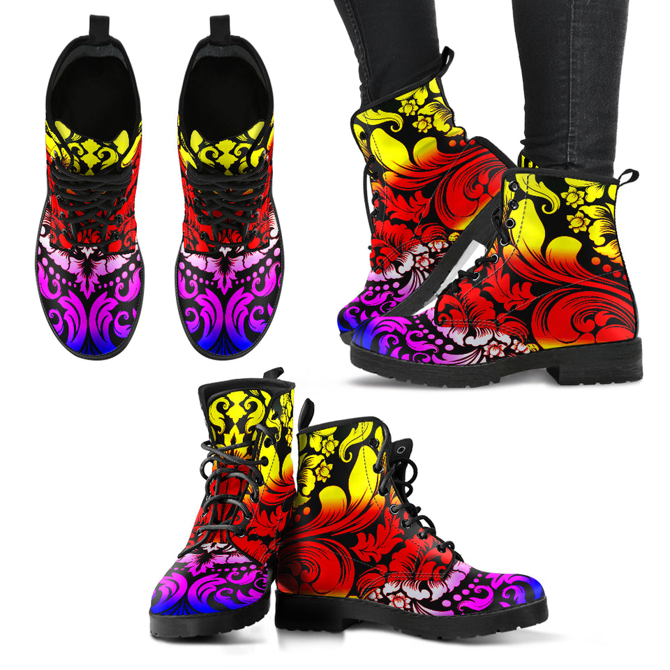 Damask Colorful Boots