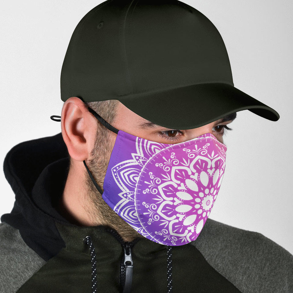 Violet Mandala Face Mask