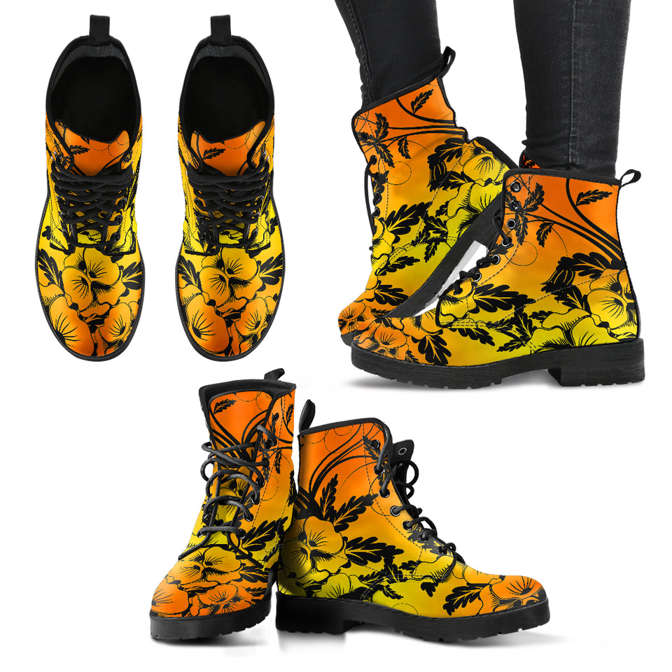 Sunset Floral Boots