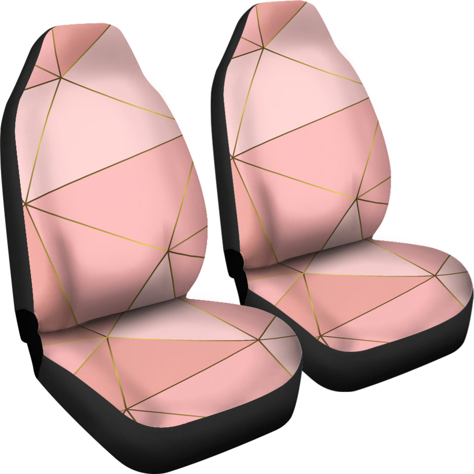 Pink Marble Car Seat Covers