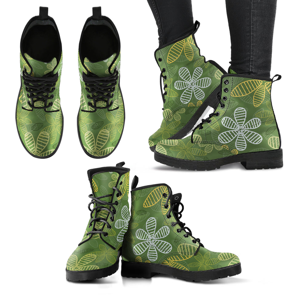 Green Floral Z1 Boots