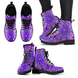 Psychedelic Purple Mandala Boots