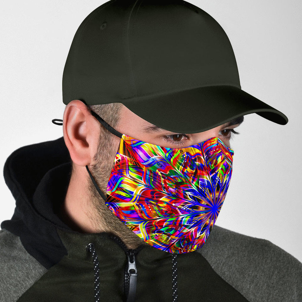 Rainbow 2 Mandala Face Mask