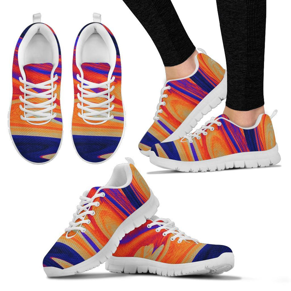 Sunset Striped Sneakers