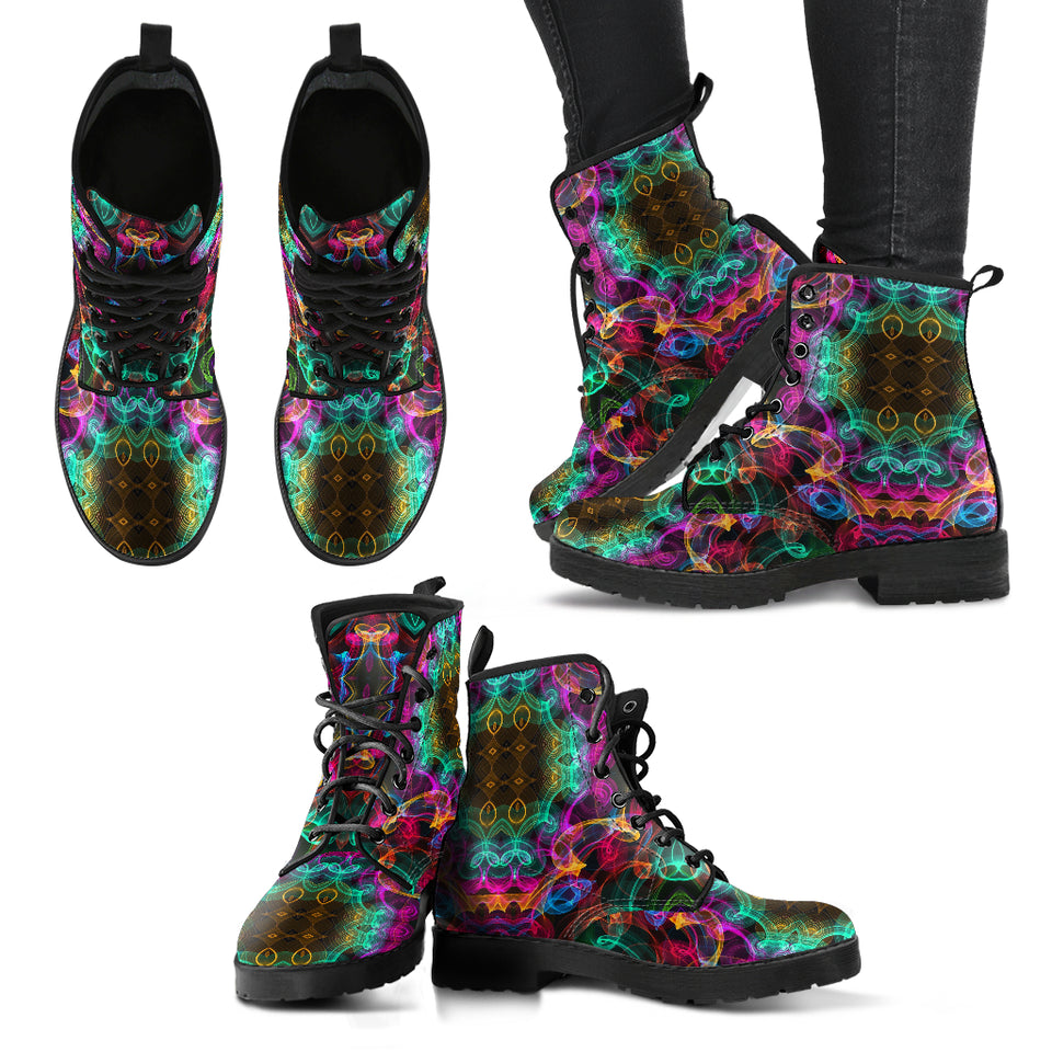 Psychedelic Rave Boots