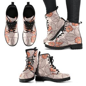 Peachy Floral Boots