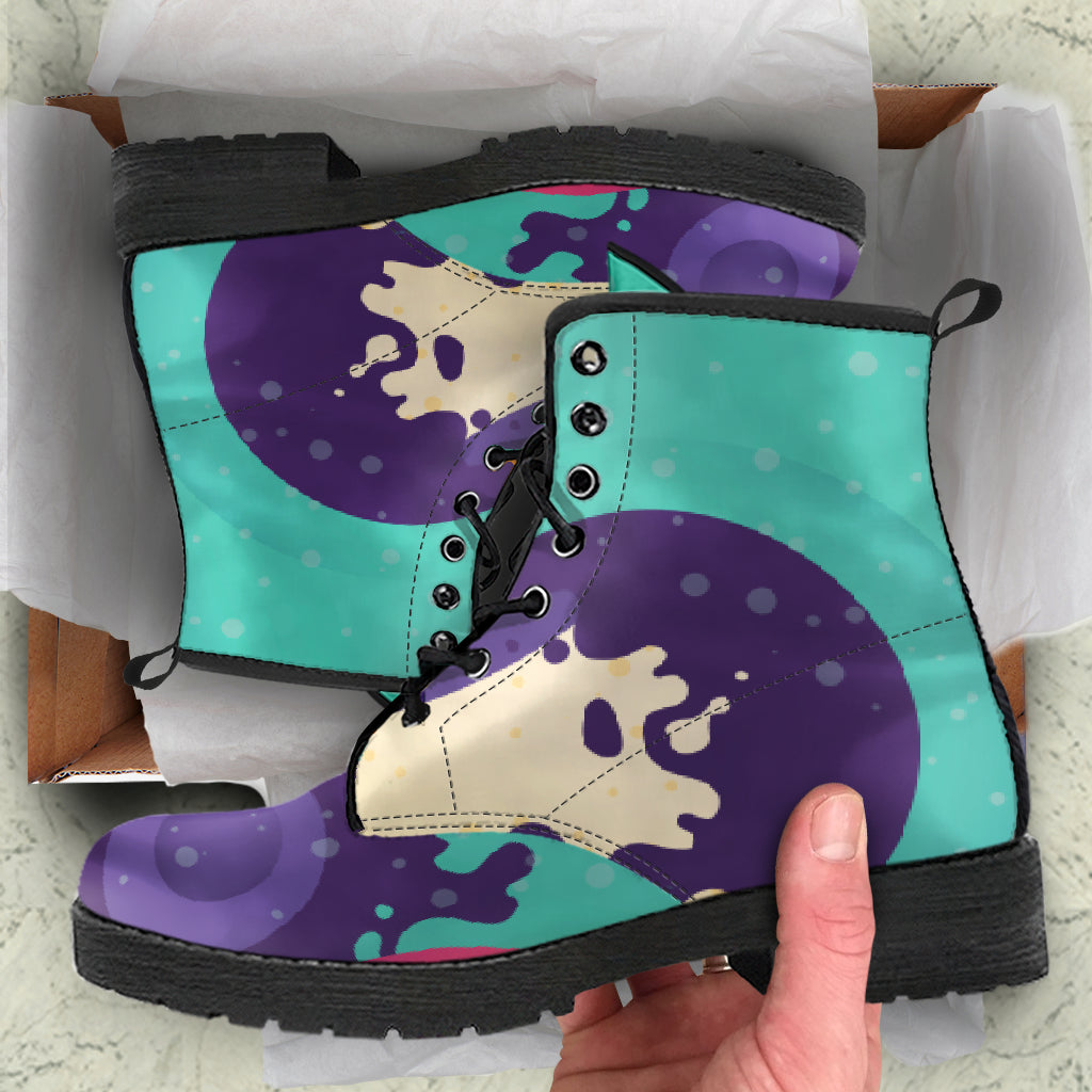 Abstract Splash Boots