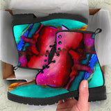 Marble Rainbow Boots