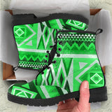 Green Ethnic Boots