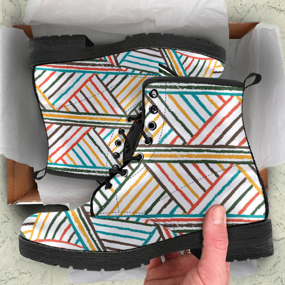 Colorful Tribal Pattern Boots