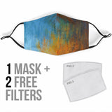 Faded Vision Face Mask