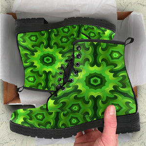 Psychedelic Green Boots