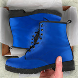 Modern Blue Boots