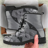 Gray Mandala Boots