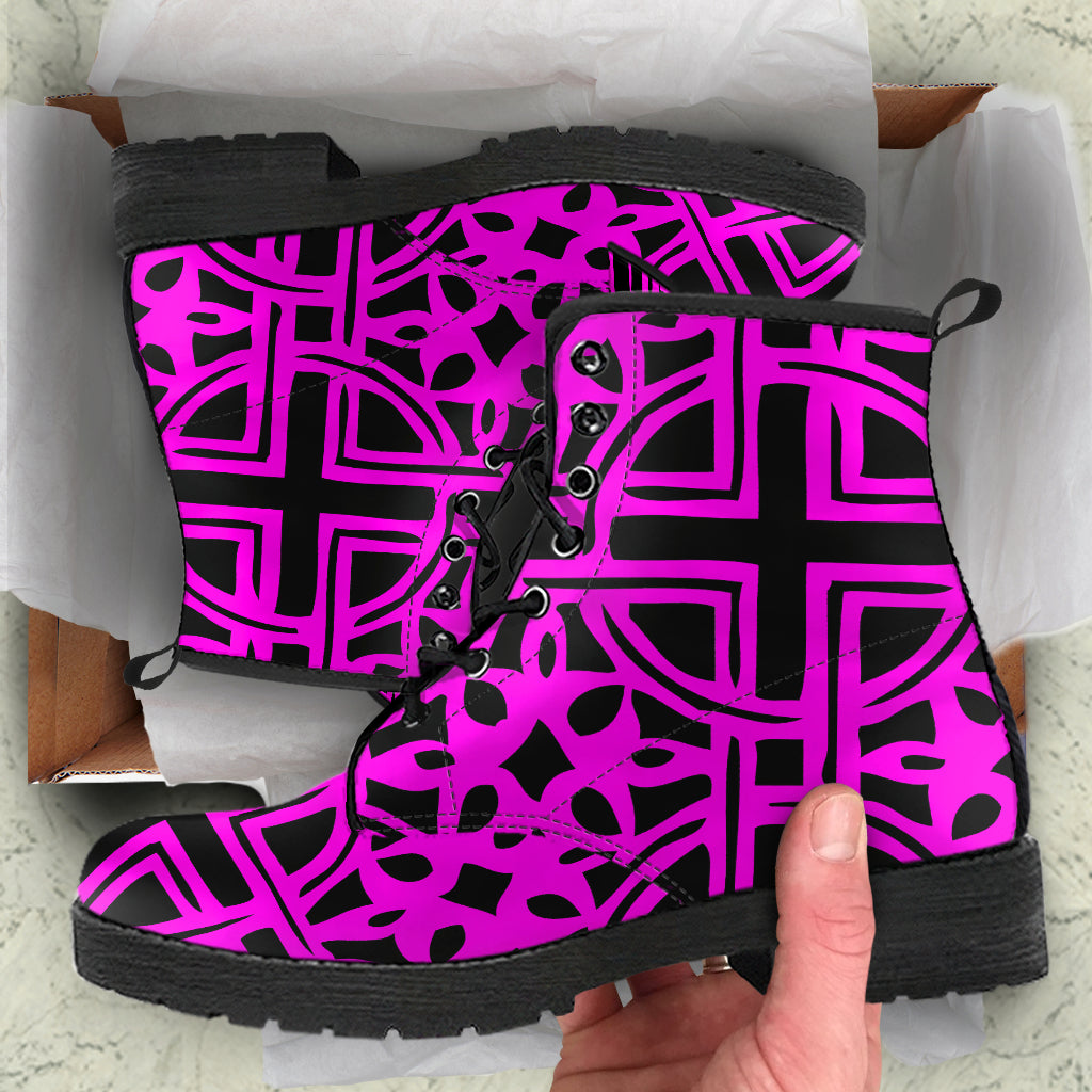 Pink Celtic Boots