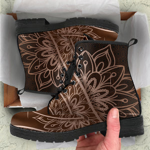 Brown Mandala Luxury Boots