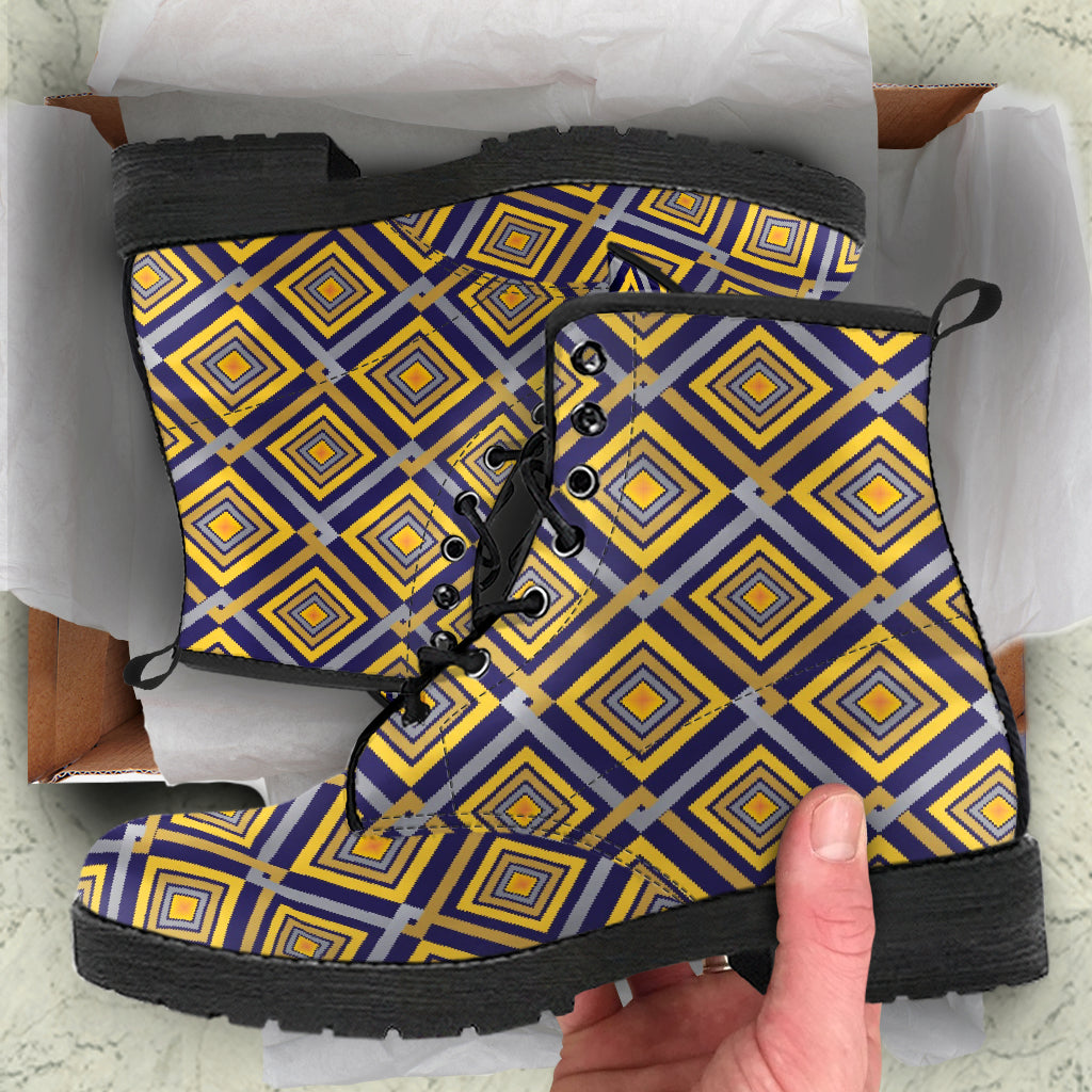 Tile Pattern Boots
