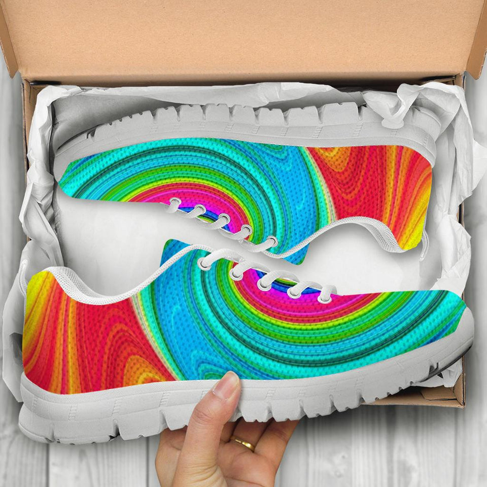 Rainbow Swirl Sneakers