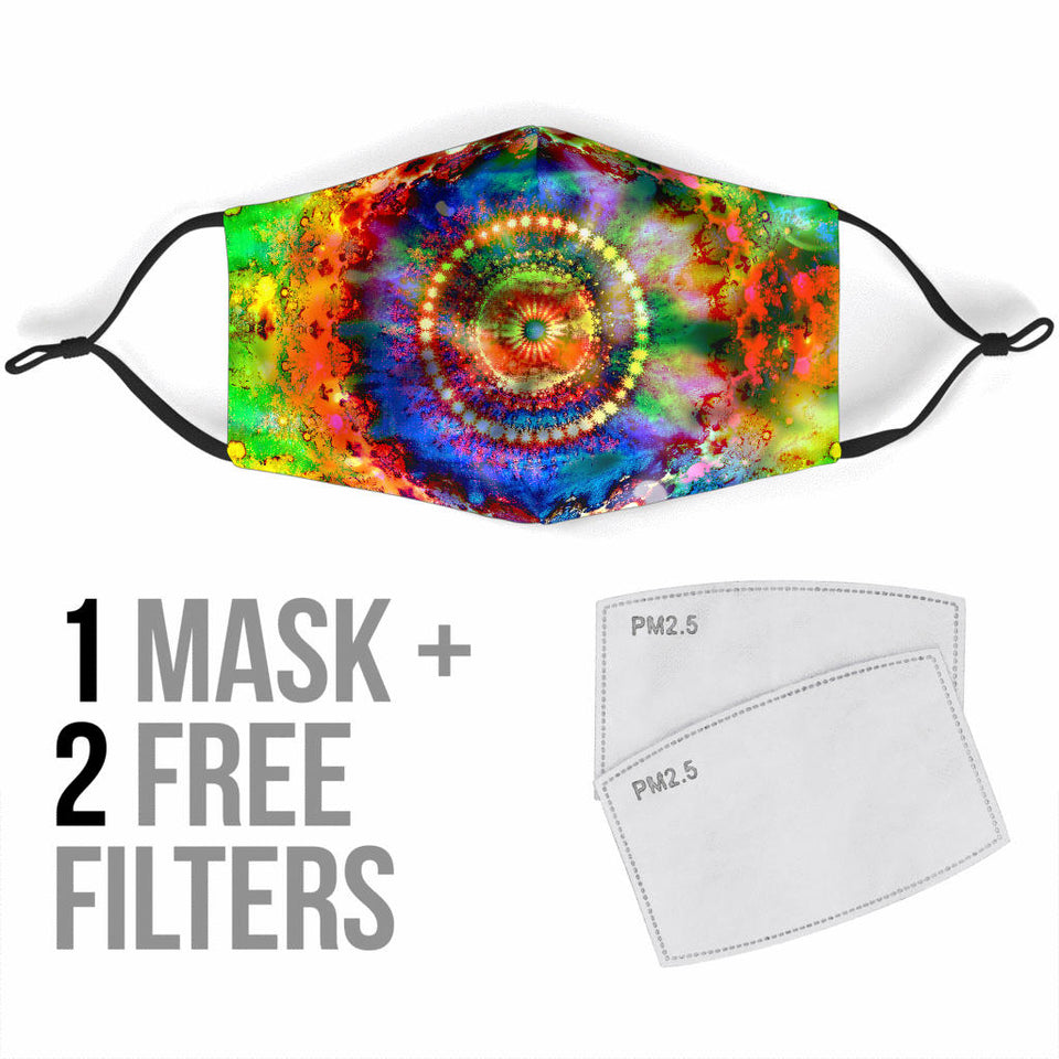 Hazy Mandala Face Mask