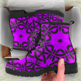 Violet Tribal Boots
