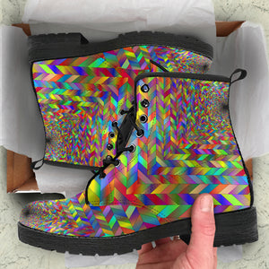 Rainbow Mosaic Boots