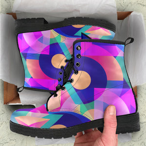 Abstract Geometrical World Boots