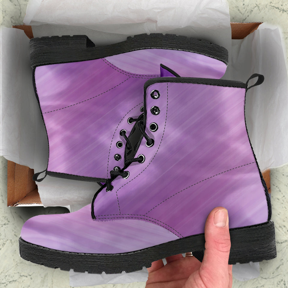 Simple Violet Boots