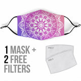 Violet Mandala Face Mask