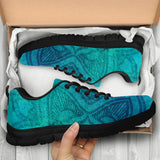 Aqua Leaf Sneakers