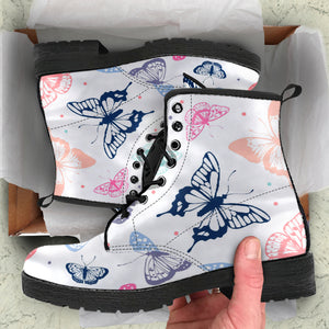 Pastel Butterfly Boots