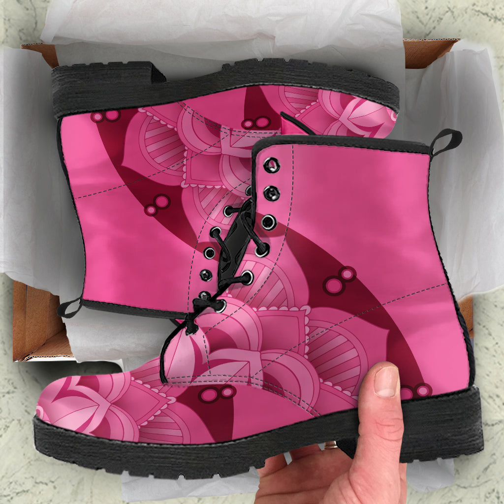 Pink Mandala Bloom Boots
