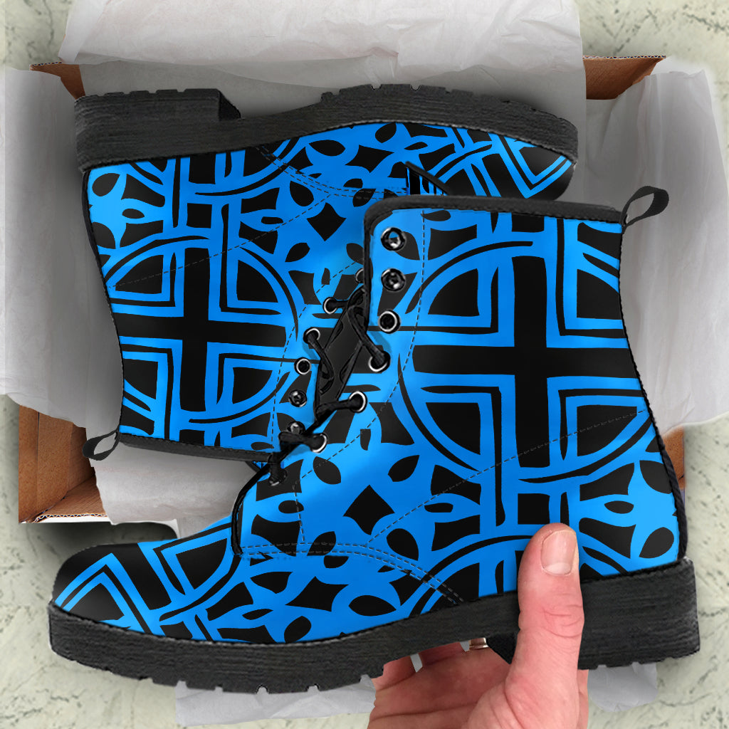 Blue Celtic Boots