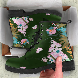 Floral Side Boots