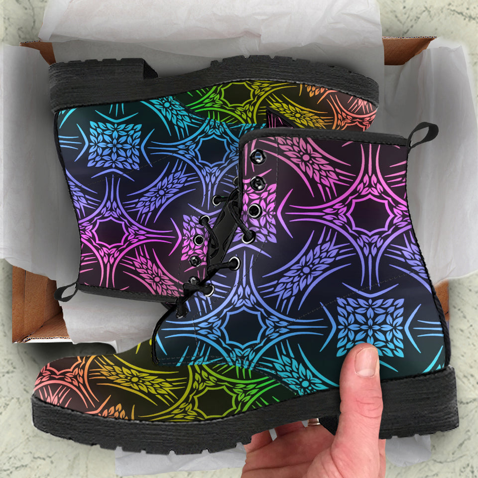 Rainbow Leafy Boots