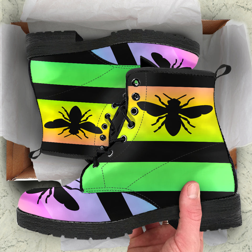 Rainbow Bee Boots