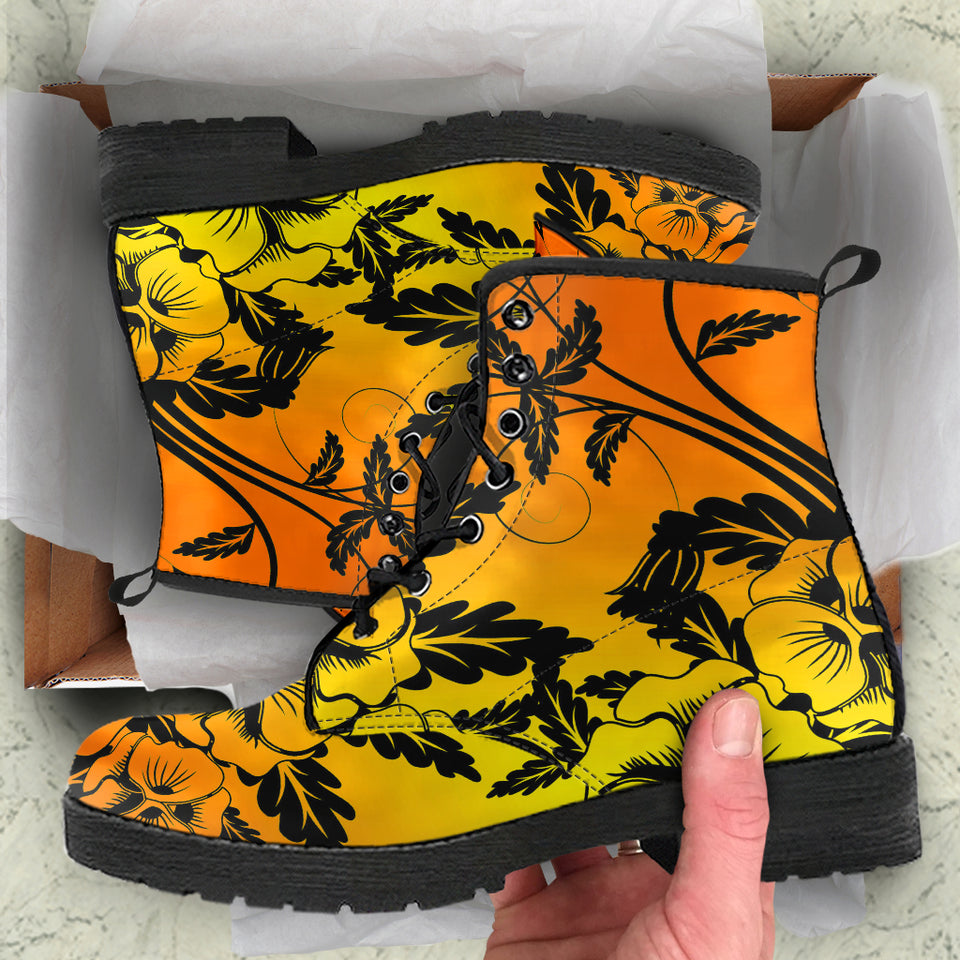 Sunset Floral Boots