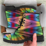 Wavy Rainbow Boots