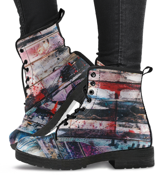 Abstract Street Art Boots
