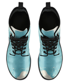 Blue Grunge Boots