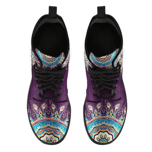 Purple Elephant Boho Boots