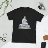 Shiva Statue Shirt- Meditating Buddha- Shirt-Short-Sleeve Unisex T-Shirt